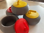 Mini Curling Rocks